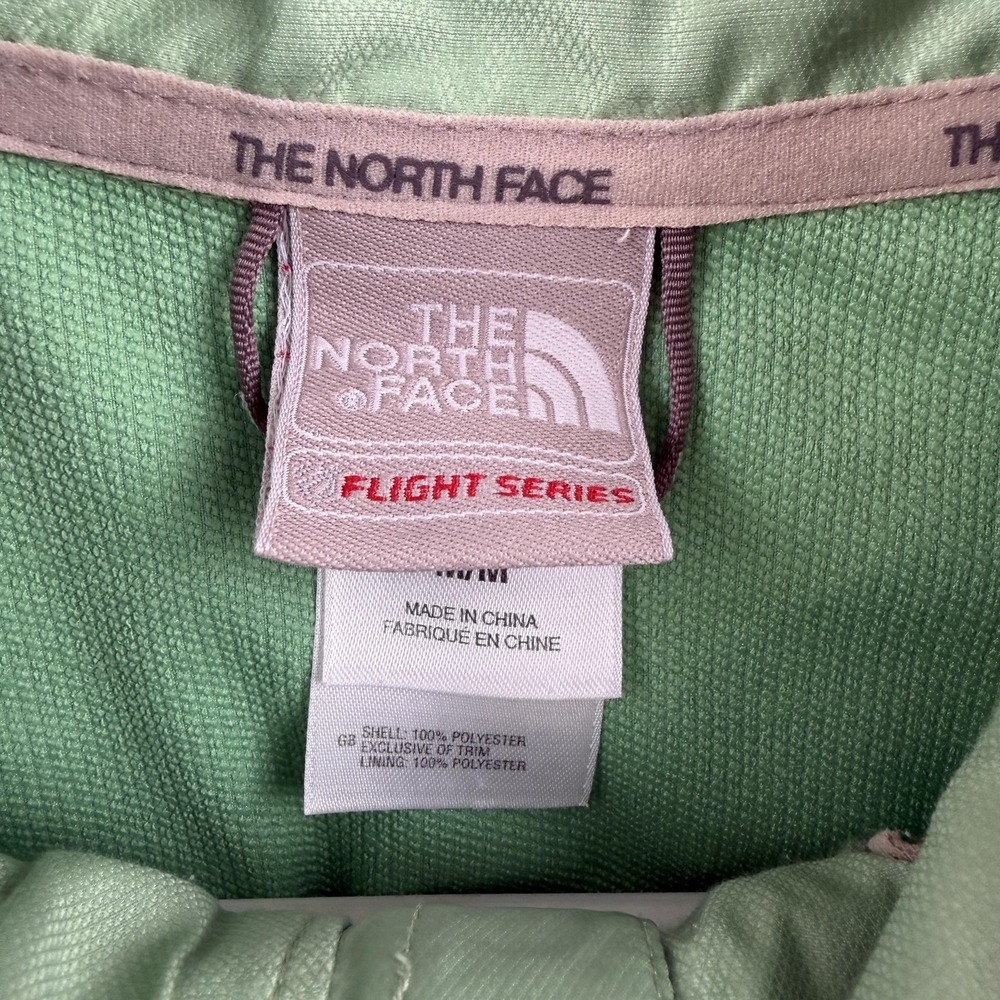 The North Face Jacket Womens Medium Green Flight Series Full Zip Windbreaker - Picture 4 of 8